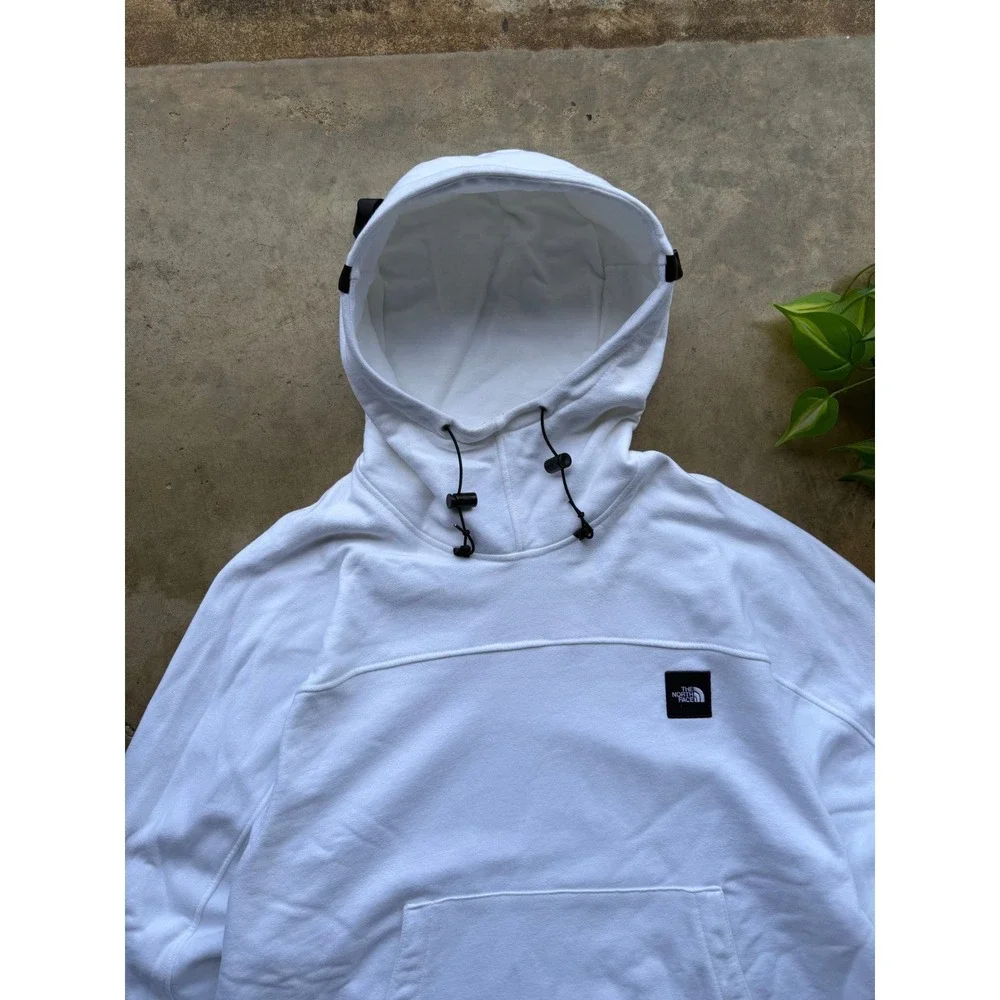 The North Face Hoodie Steep Tech Light Large White Pullover Technical Drawstring
